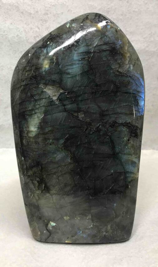 Grosse pierre de Labradorite bleu de Madagascar à poser
