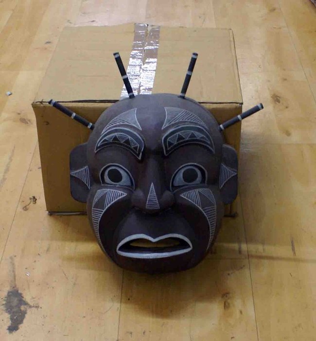 masque en bois