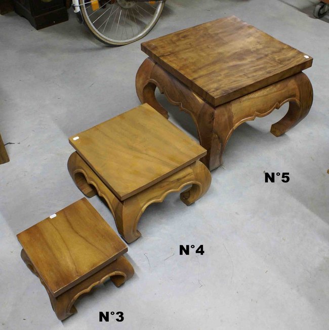 table basse en bois de style OPIUM en bois