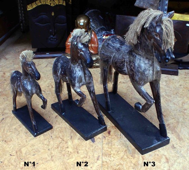 statue de cheval en bois - chevaux de bois - cheval de bois