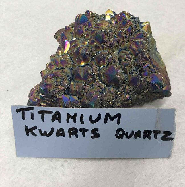Quartz titane ou Titanium  brut