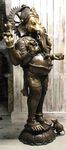 Statue de Ganesh debout en bronze