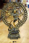 grande roue de shiva nataraja en bronze