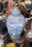 tête de Bouddha en bronze à poser