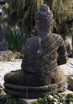 grand Bouddha en pierre de lave natuerelle