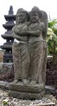 sculpture de Bouddha en pierre de lave