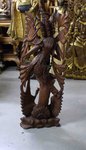 statue de Sita en bois de Suar - artisana en bois