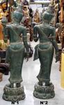 Grande statue de la déesse de la fertilité dewi sri et dewi tara déesse de l'amour en bronze