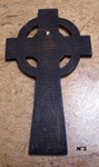 grande croix celtique en bois à accrocher