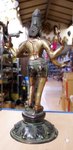 statue de Bouddha debout en bronze bi-couleur