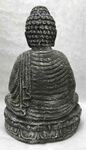 Petite statue de Bouddha assis en pierre de lave reconstituée
