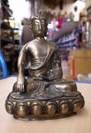 Bouddha assis en bronze