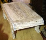 grande table basse en bois ancien