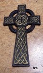 grande croix celtique en bois à suspendre