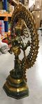 Grande roue de Shiva Nataraja en bronze doré