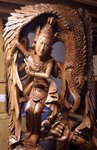 grande sculpture de la déesse Sita et du dieu Rahwana