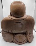 Petite statue de Bouddha rieur assis