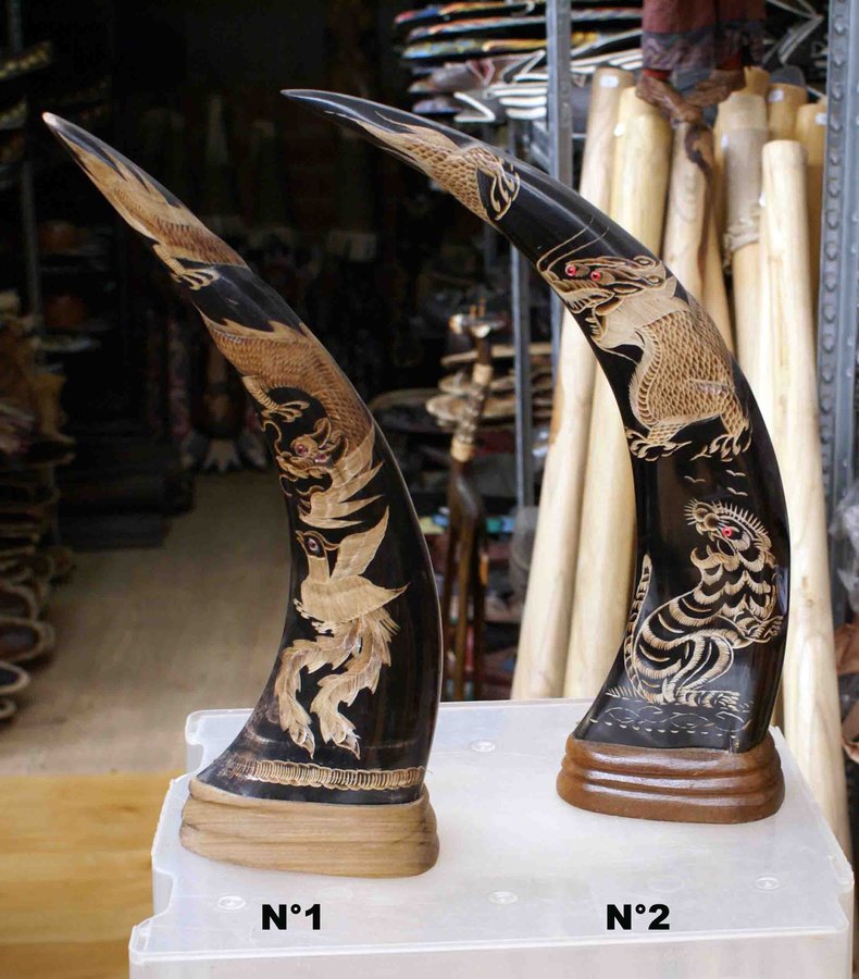 Bâton De Cheveux En Corne De Buffle – Pièce Unique Artisanale, Sans étiquette, Pour Un Style Naturel