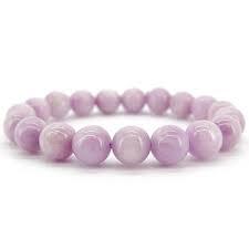 Bracelet 8mm en Kunzite en pierre naturelle de fabrication artisanale