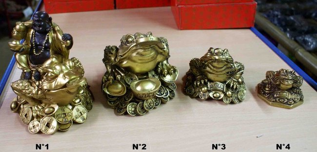 crapaud à 3 pattes feng shui