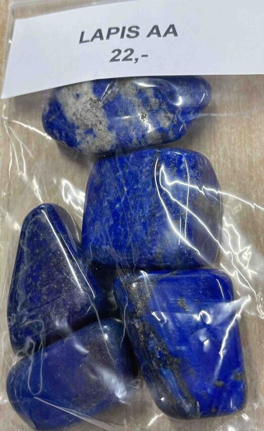 Lapis-lazuli Pierre roul&eacute;e ou brut au poids