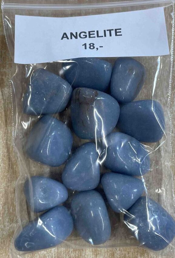 Ang&eacute;lite pierre roul&eacute;e par lot au poids