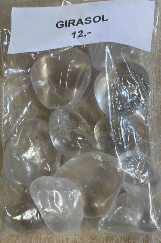 Quartz Girasol en pierre roul&eacute;e au poids