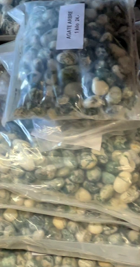 Pierre roul&eacute;e ou brutes Agate Arbre naturelle