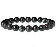 Bracelet en Astrophyllite en pierre naturelle de fabrication artisanale