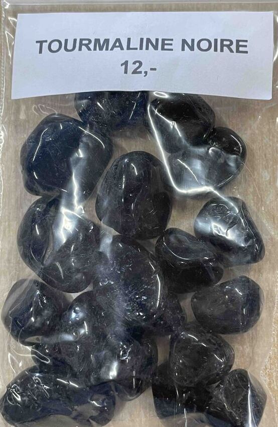 Tourmaline noire Pierre roul&eacute;e ou brute au poids