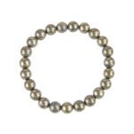 Bracelet 8mm en Pyrite de fer en pierre naturelle de fabrication artisanale