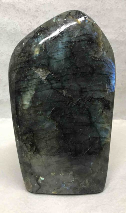 Grosse pierre de Labradorite bleu de Madagascar &agrave; poser