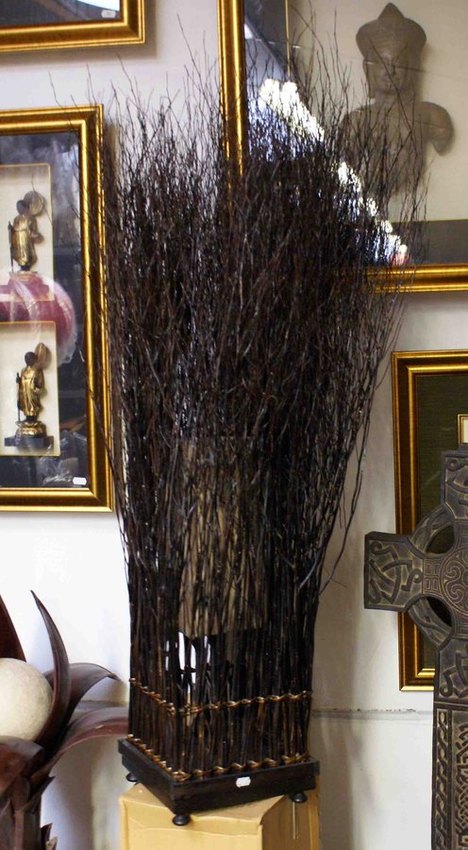 lampe en branche de santal