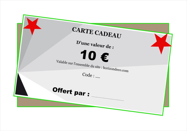 Ch&egrave;ques cadeaux &agrave; offrir 10 �