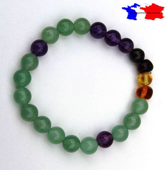 Bracelet en pierre naturelle pour les problèmes de peaux