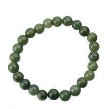 Bracelet 8mm en Jade en pierre naturelle de fabrication artisanale
