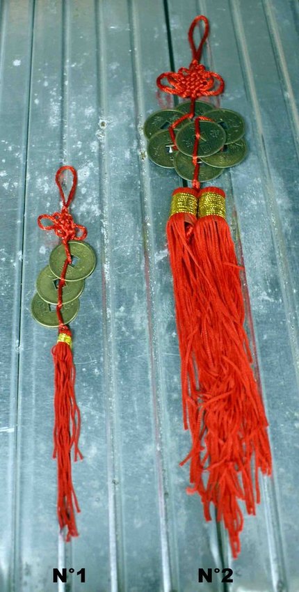 pi&egrave;ce de monnaie chinoise de protection &agrave; suspendre