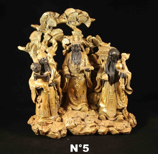 figurine des 3 sages feng shui