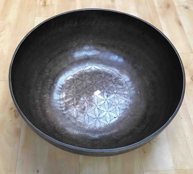 Grand bol Tib&eacute;tain en 7 m&eacute;taux