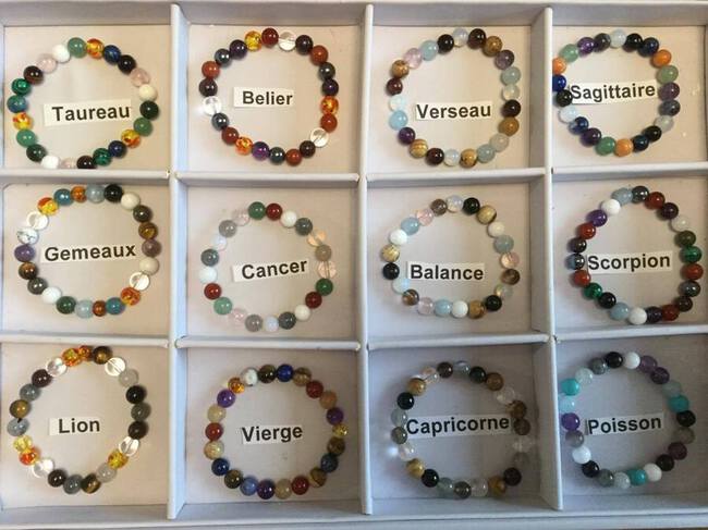 Bracelet avec les pierres de votre signe zodiacal