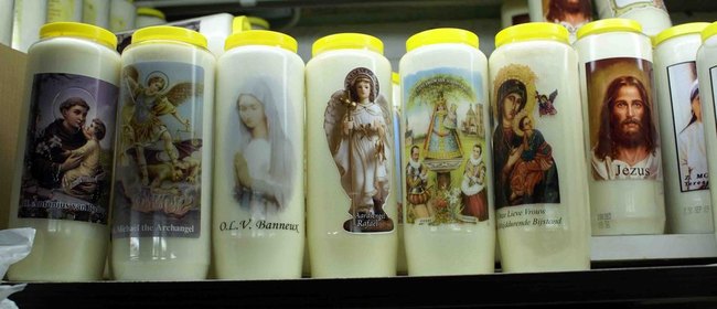 bougie de neuvaine ou bougies de pri&egrave;res