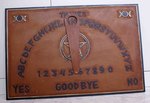 plateau de ouija en bois