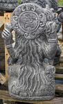 Statue de Shiva en pierre de lave reconstitu&eacute;