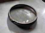 plat - pot de village ancien en bronze
