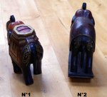 statue d'éléphant en bois