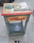 meuble bas décoré à 1 tiroir