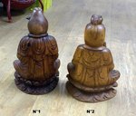 petite statue en bois de d&eacute;esse - sculpture de d&eacute;co int&eacute;rieur.