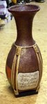 grand vase ou pot à riz en bambou et rotin tressé