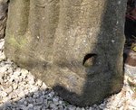 plaque murale fontaine en pierre pour jardin ou parc
