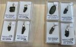 Moldavite - pendentif en moldavite - République tchèque - roche tectite